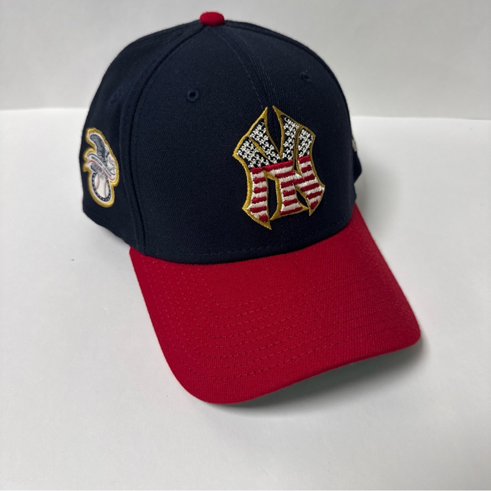 New Era 39Thirty New York Yankees Red White and Blue American MLB Baseball Cap